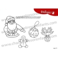 Coloriages de Noël inclus dans l'enquête policière pour enfants 6/8 ans