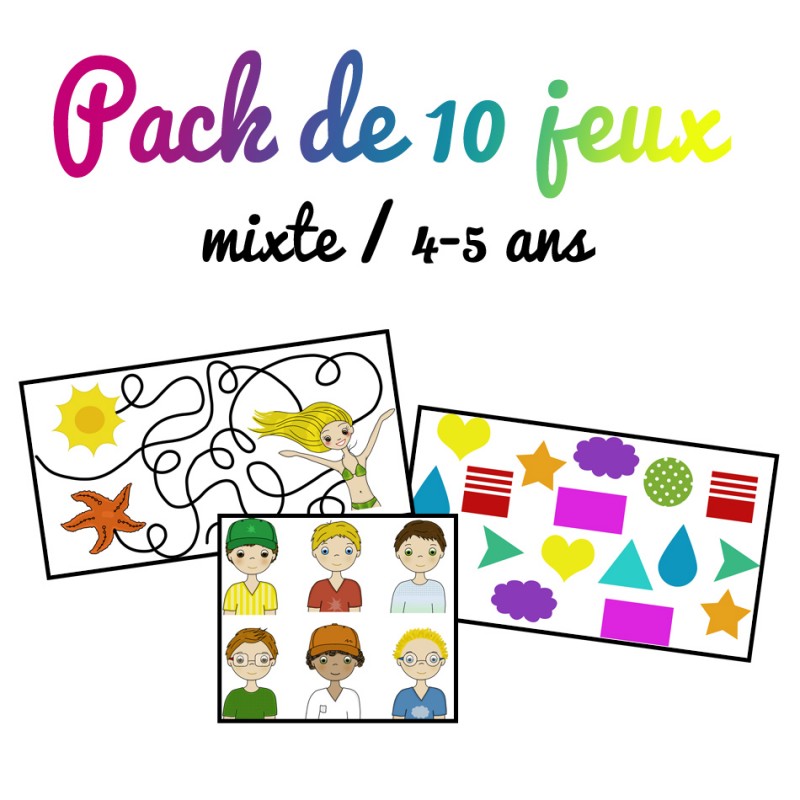 Chasses au trésor enfants - Pack 10 jeux à télécharger et imprimer