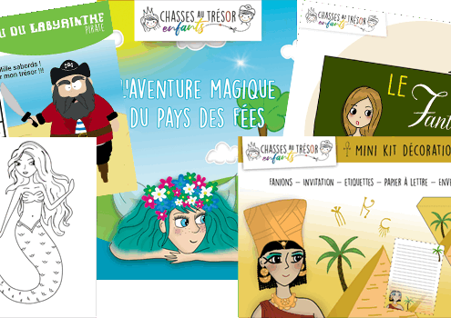 Pack Trésor découverte : 5 activités gratuites pour enfants