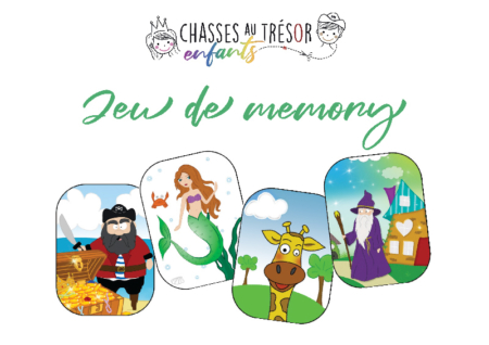 Imprimez notre jeu de memory pour enfants entre 4 et 12 ans.