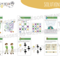 Livret de jeux à imprimer enfant - solutions